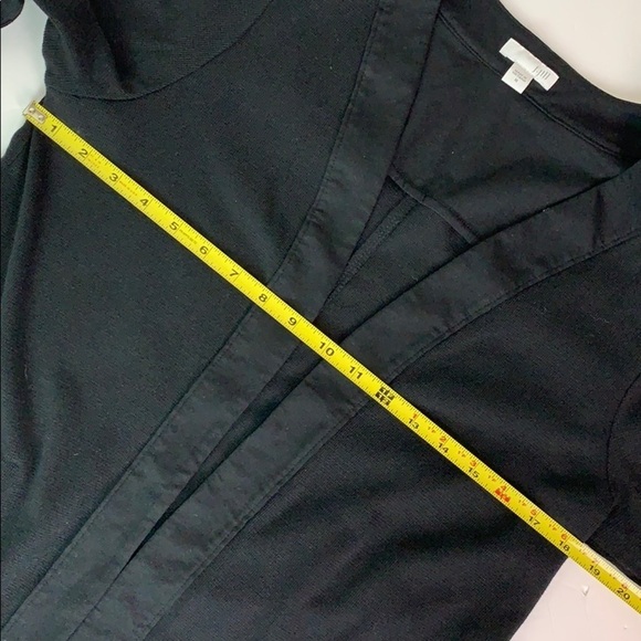 J. Jill light cardigan EUC black with pockets M - Picture 5 of 8